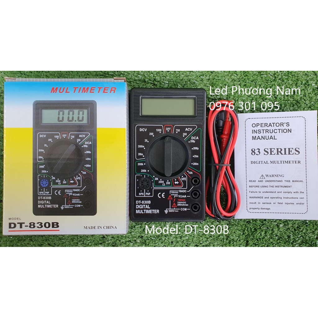 Đồng hồ đo điện vạn năng dt-830b