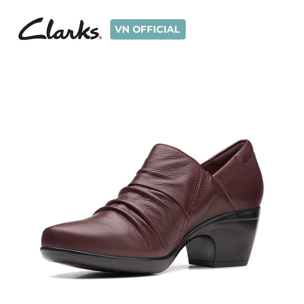 Giày Cao Gót 6cm Da Nữ Clarks - Emily Cove