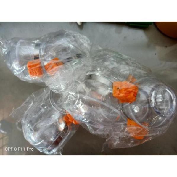 Combo 2 hủ giác đựng thức ăn cho chim bằng nhựa cứng