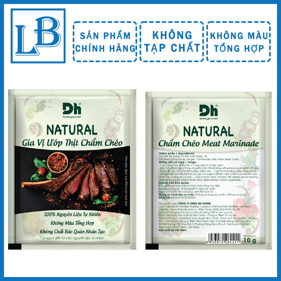 [HCM]Natural Gia vị ướp Chẩm Chéo Dh Foods
