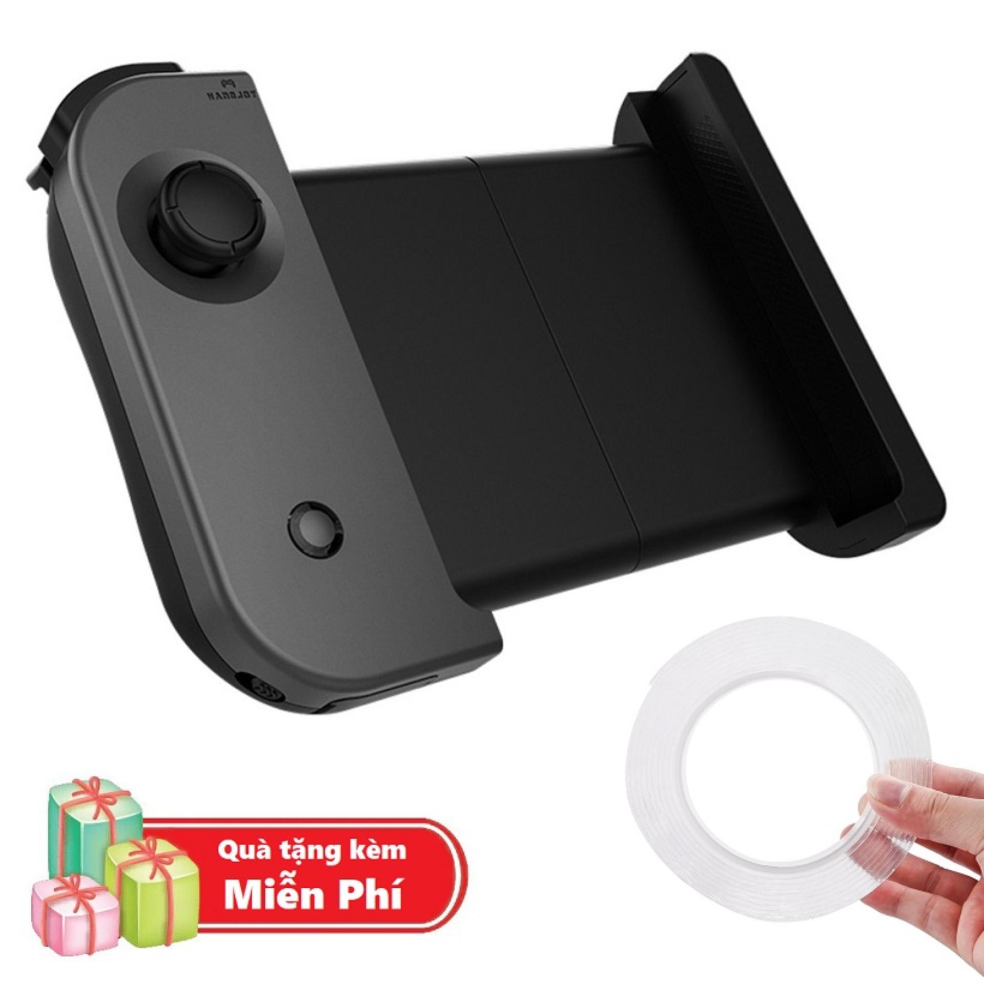 ( Quà tặng Băng dính 2 mặt trong suốt đa năng ) Tay cầm chơi game Mobile Hand Joy X-Max - Thiết bị chơi game không dây cho điện thoại
