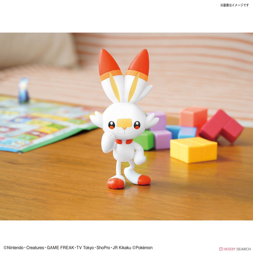 [Hoàn Tiền 10%]Bandai mô hình Pokemon PLAMO COLLECTION QUICK!! 05 SCORBUNNY
