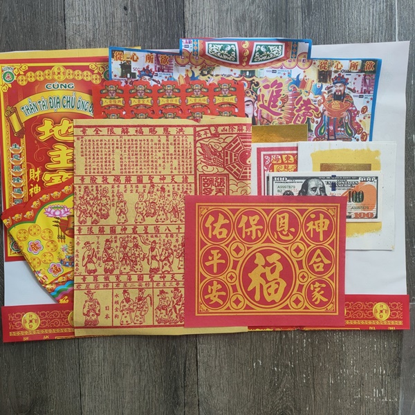 Giấy cúng THỔ ĐỊA ĐẤT ĐAI(kèm văn khấn-đủ bộ)- Shop Phongthuy888