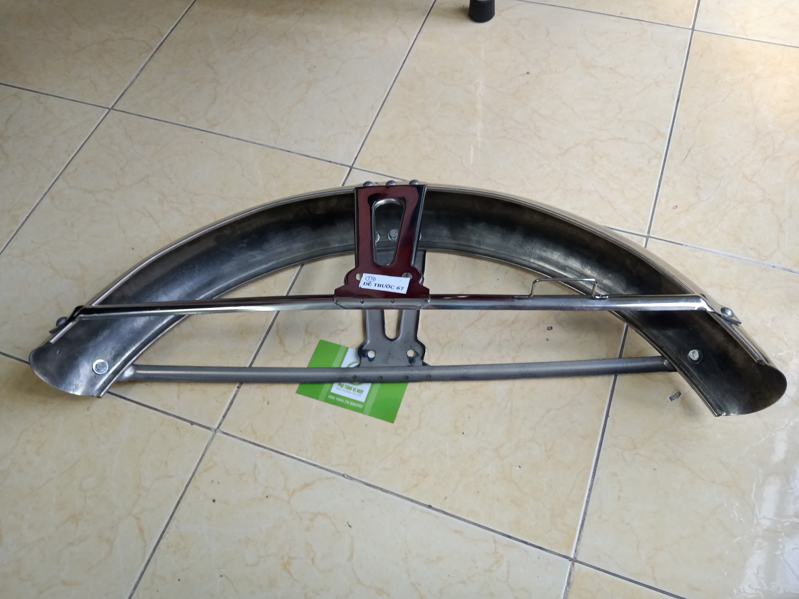 Dè trước xe 67 inox