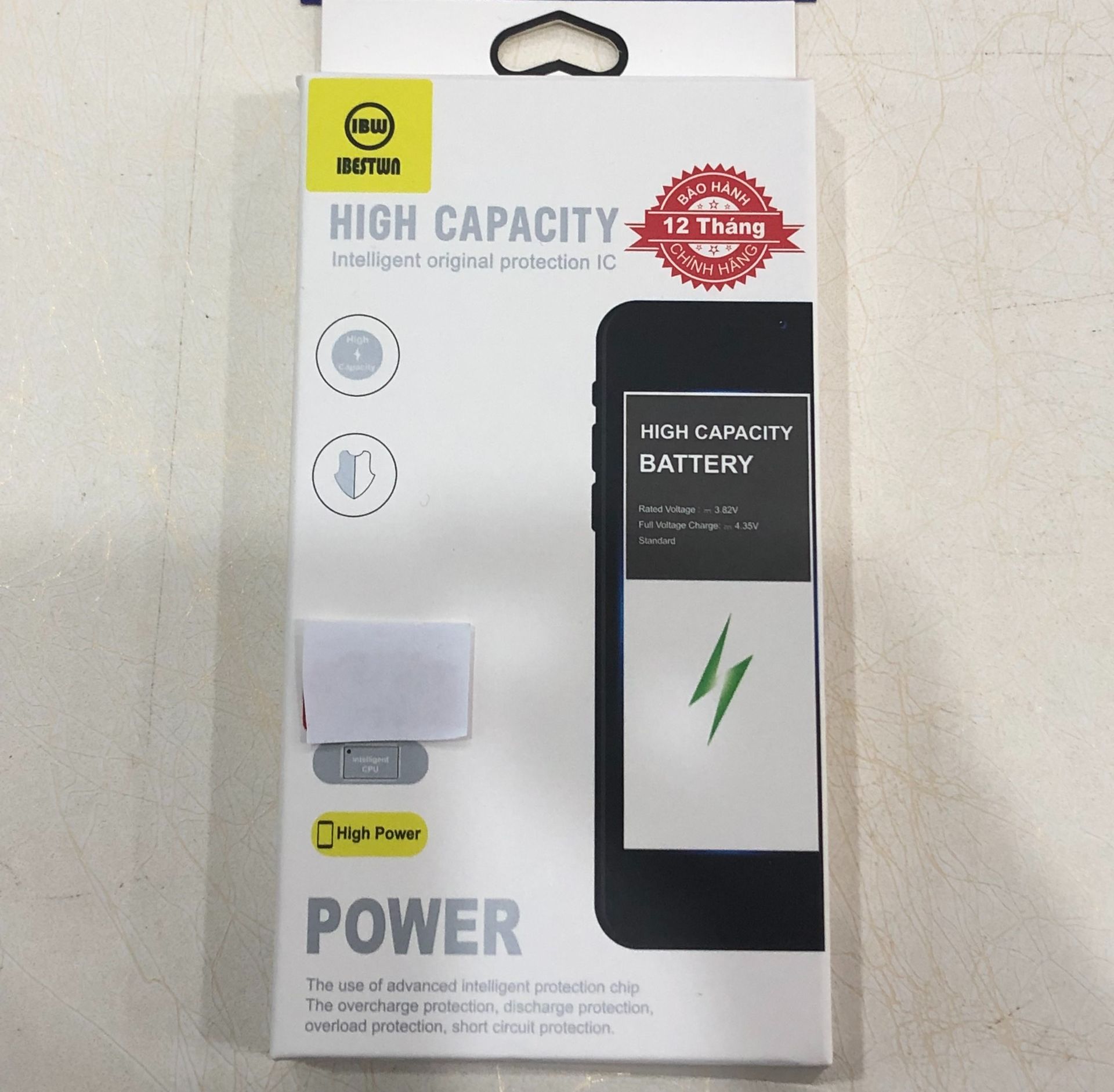Pin điện thoại tương thích cho ip6p / ip 6p (bảo hành 12 tháng)