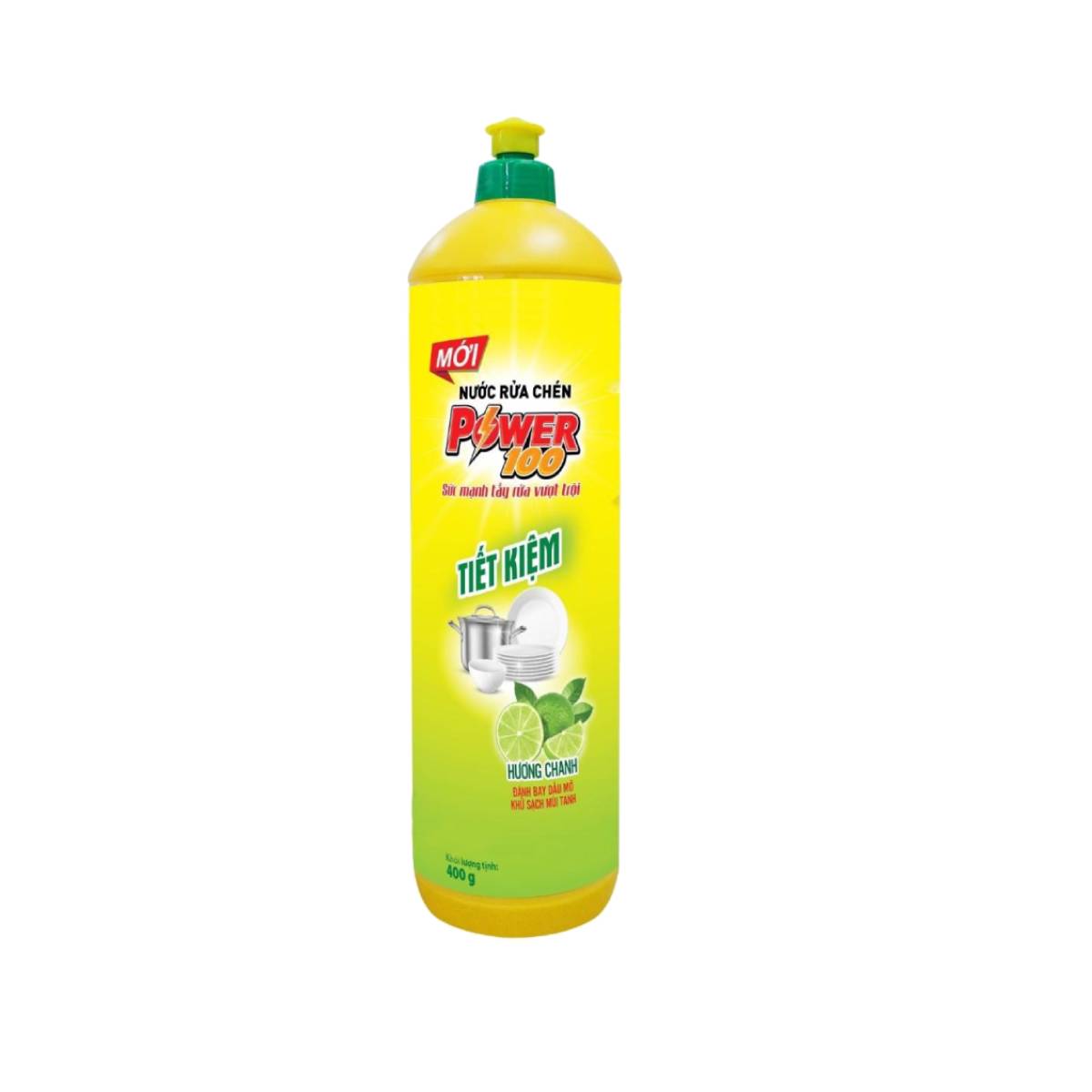 Nước Rửa Chén Power 100 Hương Chanh 750g