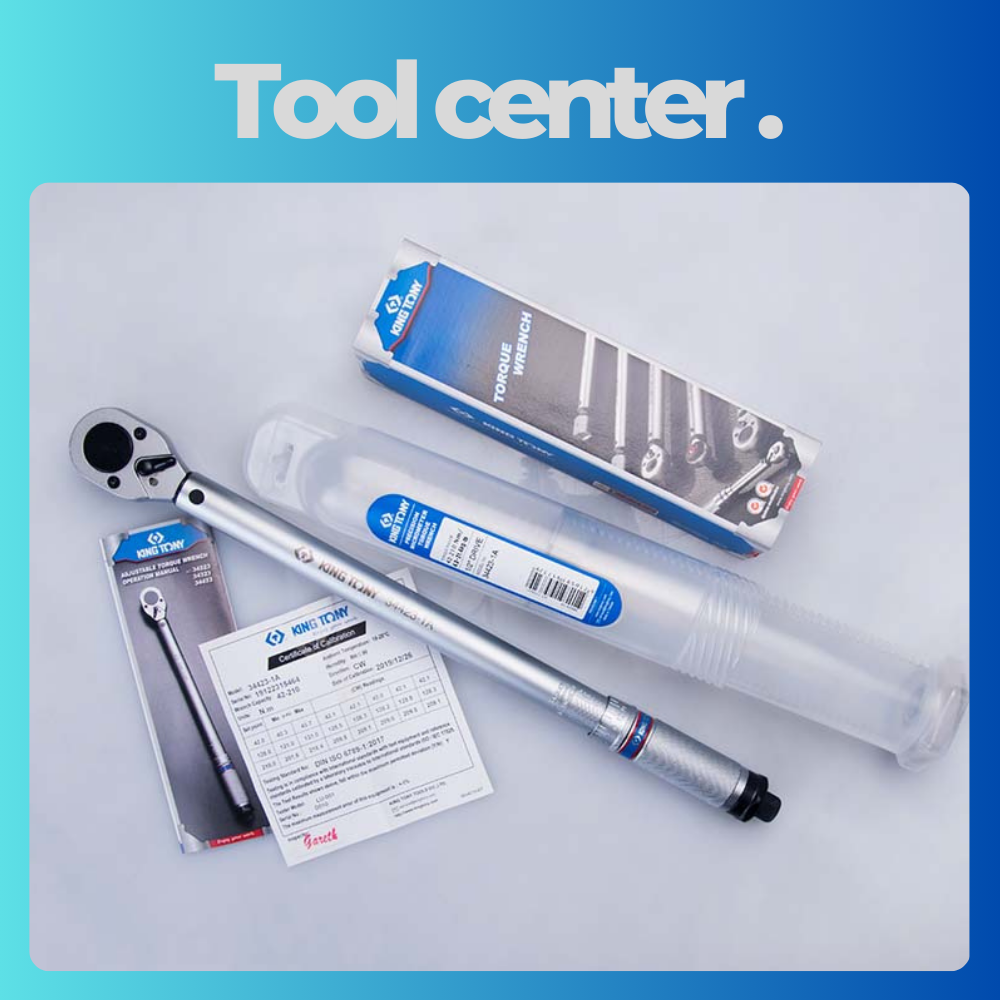 CẦN SIẾT CHỈNH LỰC 1/2” 70-340Nm KINGTONY - THÉP CHROME VANADIUM CAO CẤP - NHẬP KHẨU ĐÀI LOAN - 34423-2A