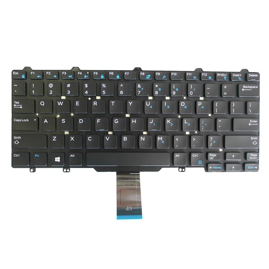 BÀN PHÍM LAPTOP DELL LATITUDE E7250 dành cho Latitude E7250 E7270 E5250 E5270, XPS 9250 (Cáp dài hơn E7270)