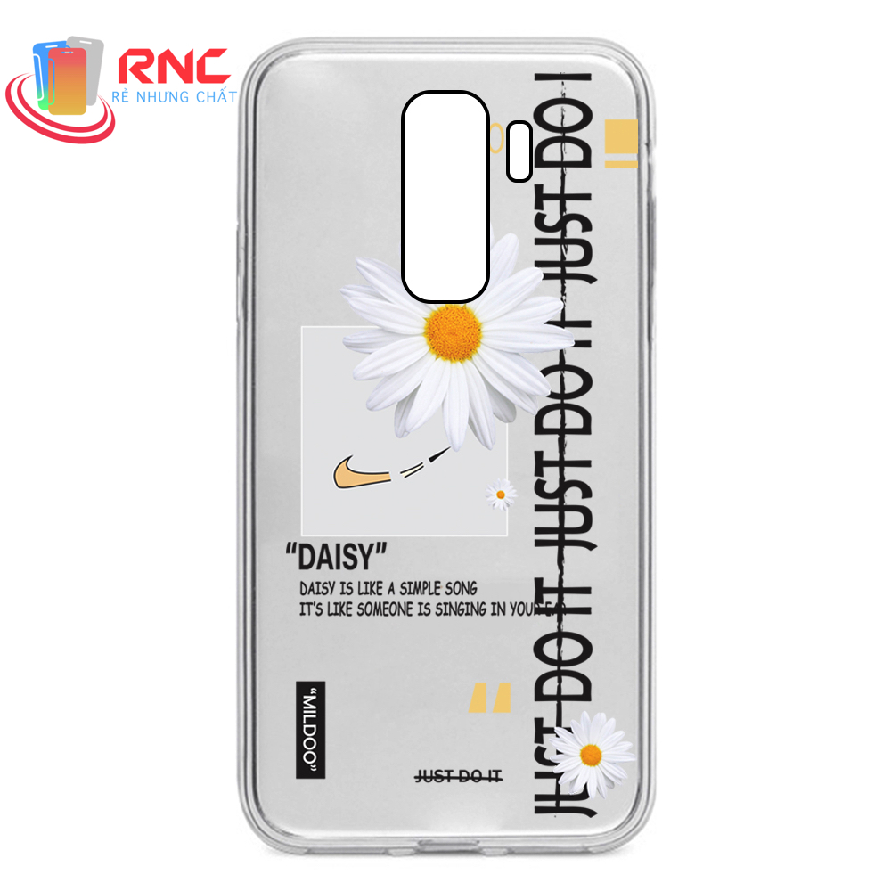 [HCM]Ốp lưng Samsung S9 Plus Hoa Cúc Peaceminusone dẻo trong Silicone in hình(sản phẩm có 6 mẫu)