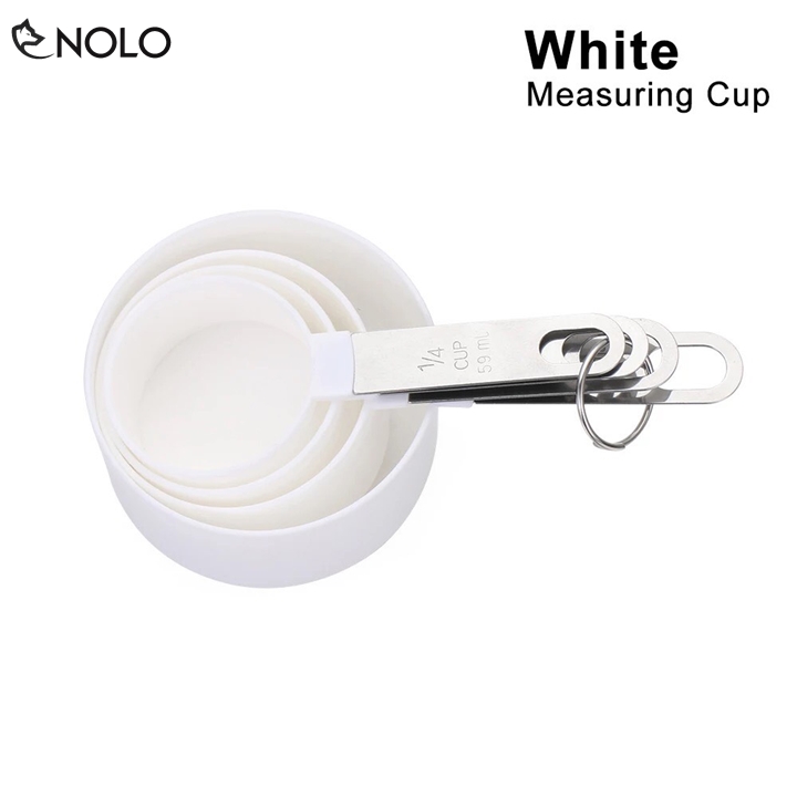 Kitchen Tools 4 PCs set food baking material measuring cup volume scale on handle set