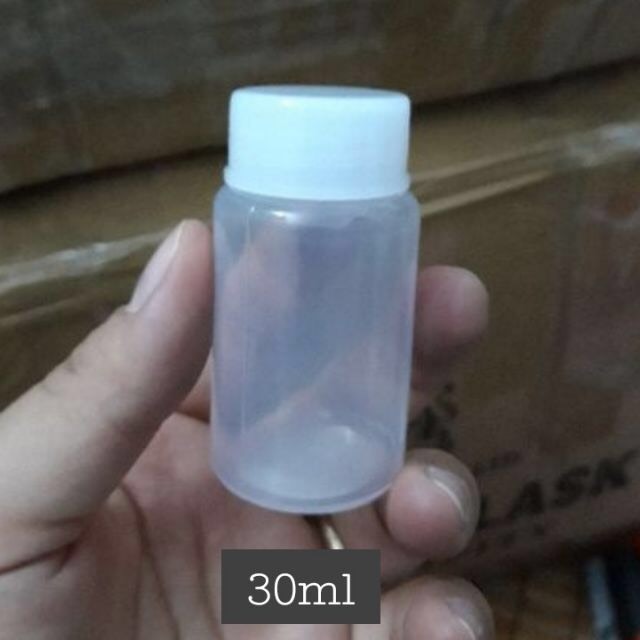 [HCM]Hủ nhựa nhỏ 30ml  dẻo mềm chất lượng nhựa trong sạch sd để đựng mỹ phẩm dung dịch vật phẩm