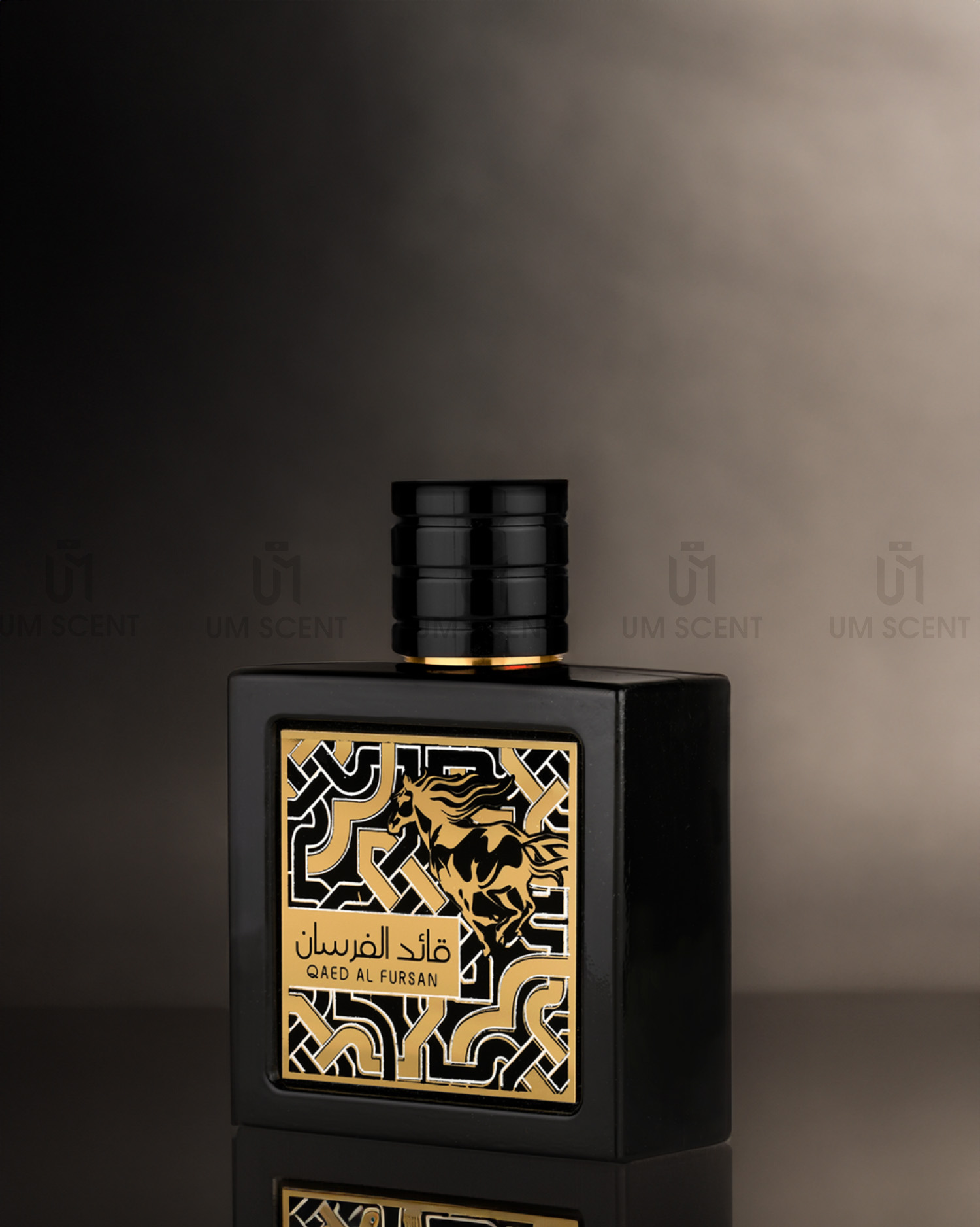 Nước Hoa Qaed Al Fursan (Black) 90ml & 10ml