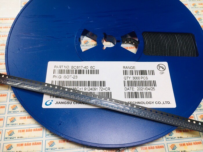 [Combo 20 chiếc] BC817-40 6C 6CW NPN Transistor 0.5A 45V SOT-23