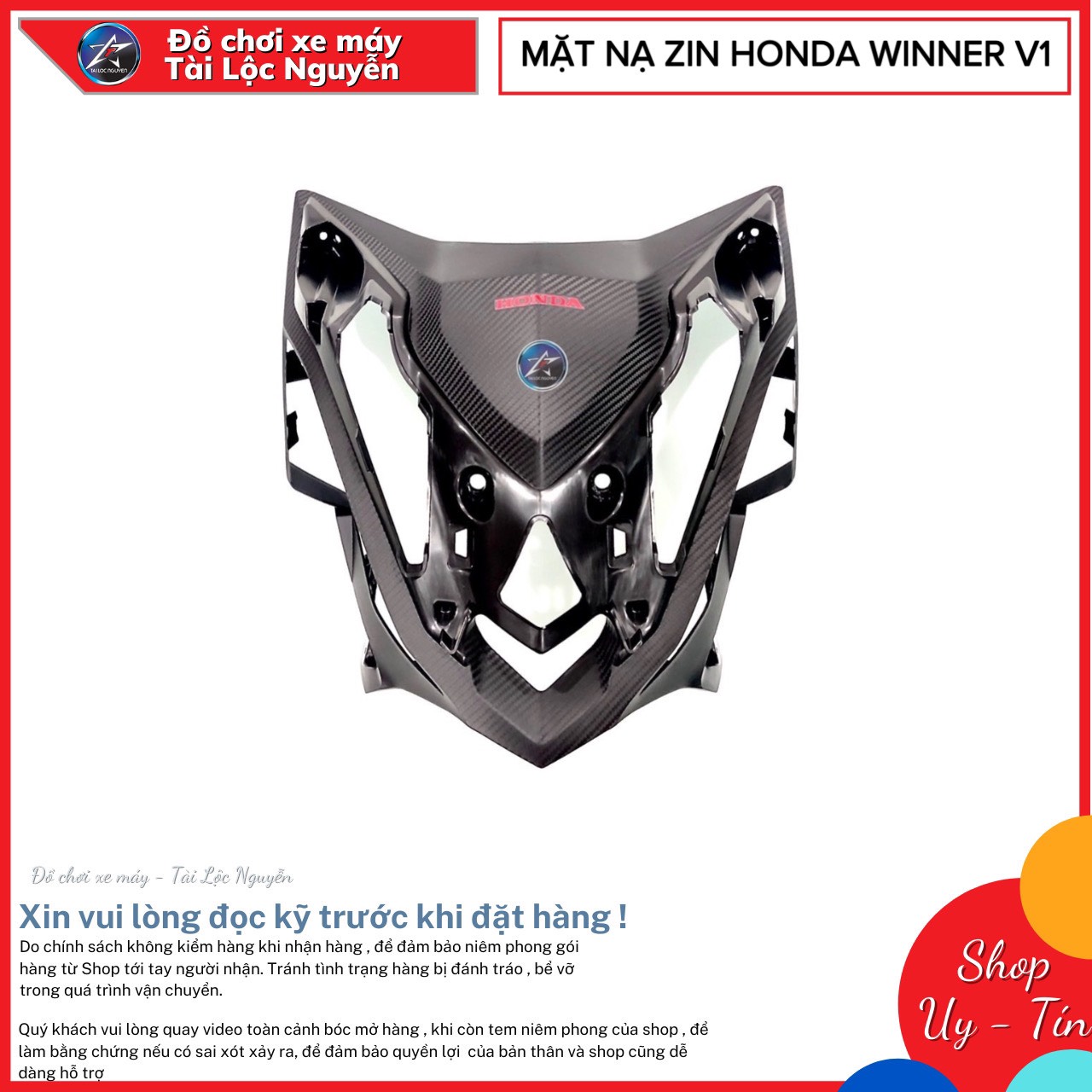 [HCM]MẶT NẠ ZIN CHO HONDA WINNER