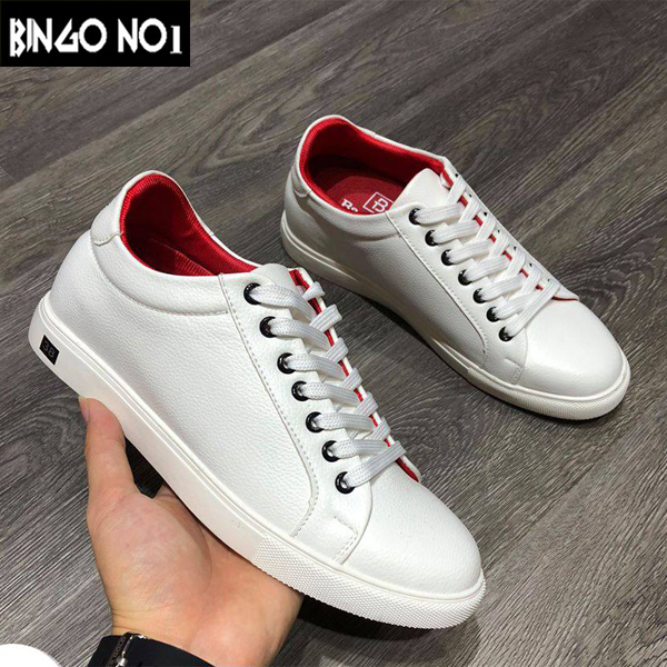 Giày thể thao nam trắng (hot trend) mã TVD