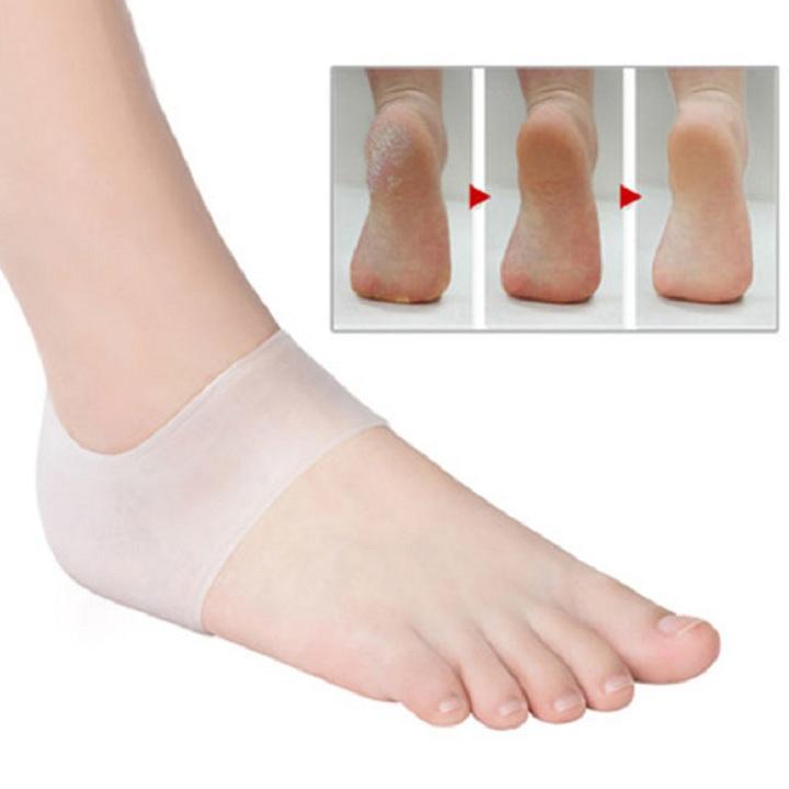 Combo 2 ĐÔItất, vớ bảo vệ chống nứt gót chân bằng silicon - DMA store