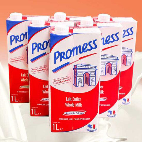 (DATE 01.2022) Sữa Promess 1L, Nguyên kem