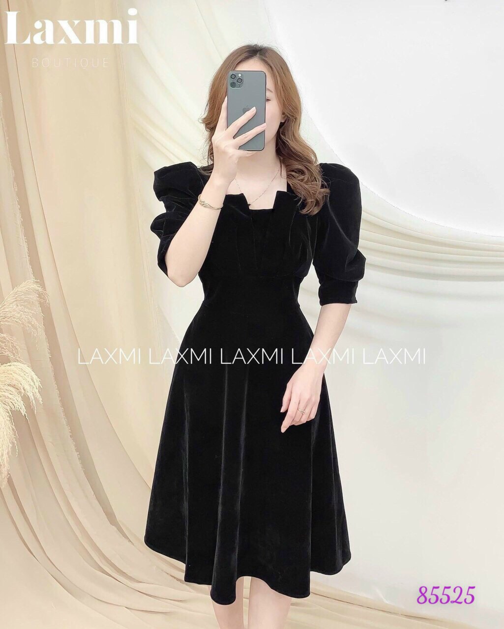 Đầm coton lạnh hàng thiết kế mẫu mới th21