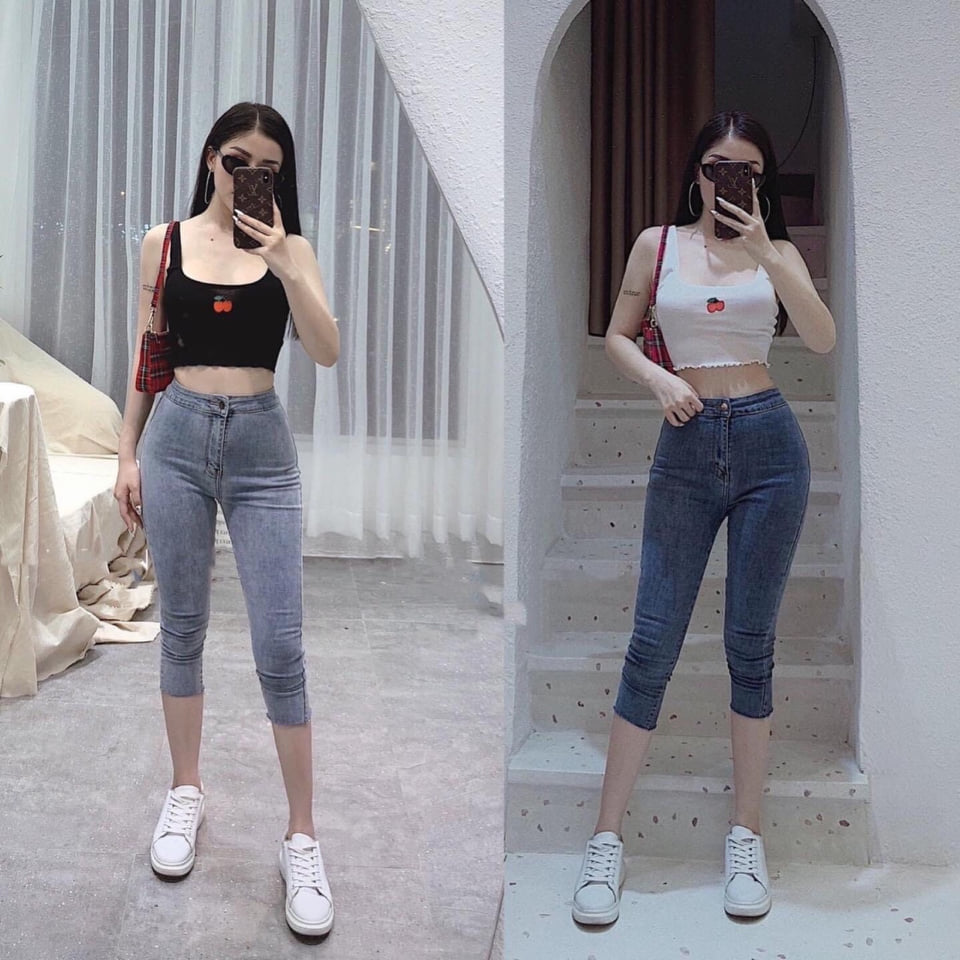 [HCM]QUẦN JEAN LỠ LƯNG CAO CO GIÃN HOT SHOP PHƯƠNG CHÂU