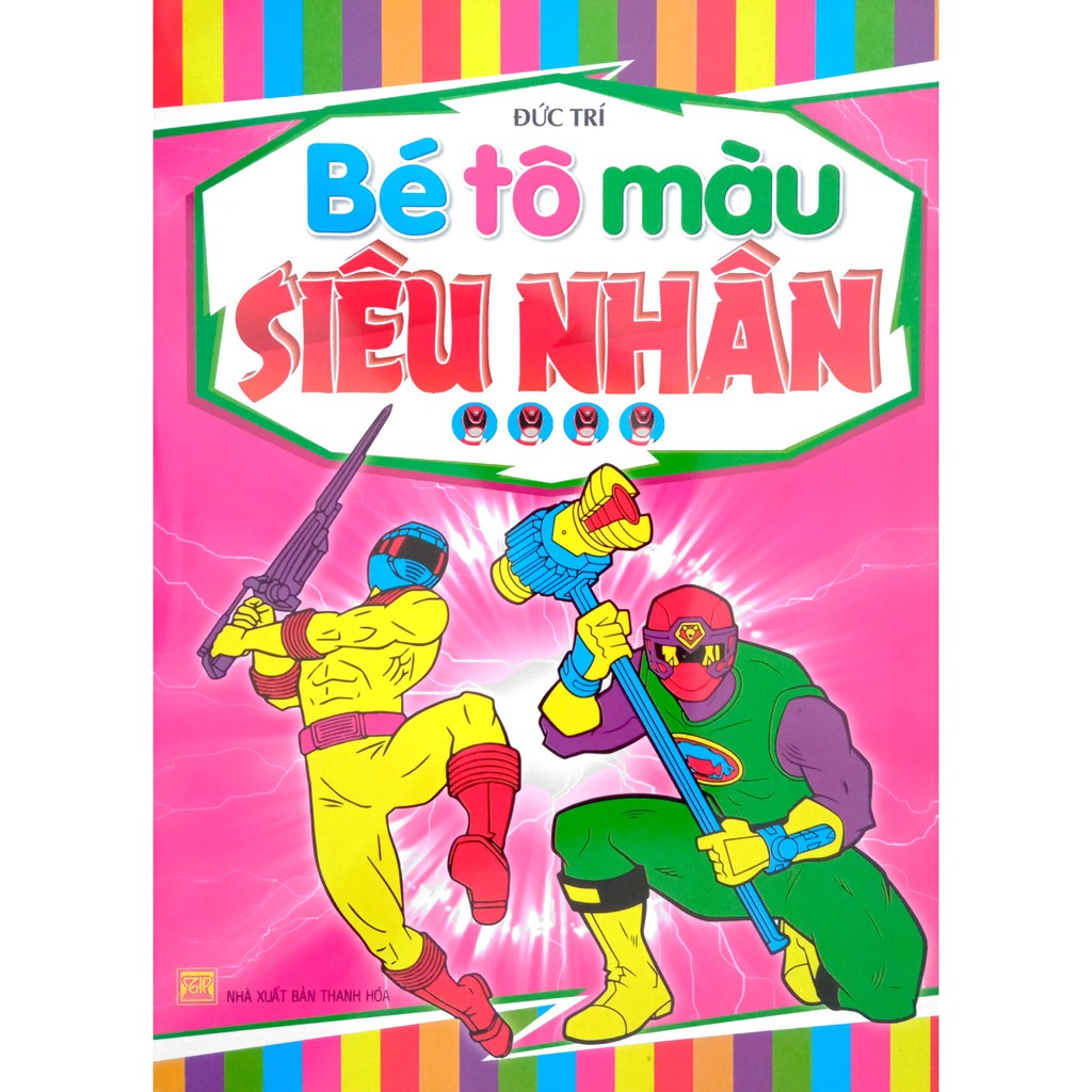 Sách - Bé Tô Màu Siêu Nhân (Đức Trí) - Combo 4 cuốn