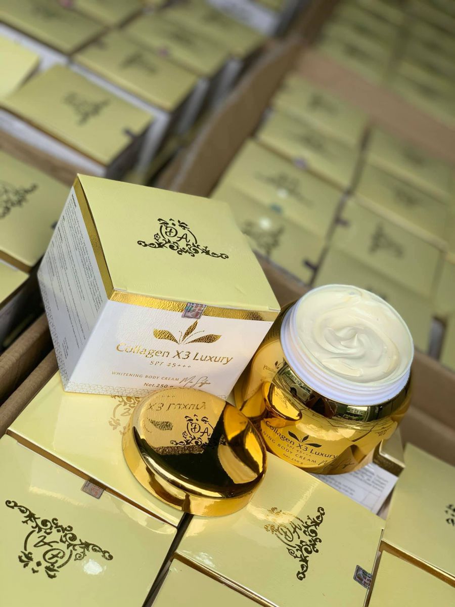 Kem body collagen x3 luxury mix saffron 250gr – đông anh