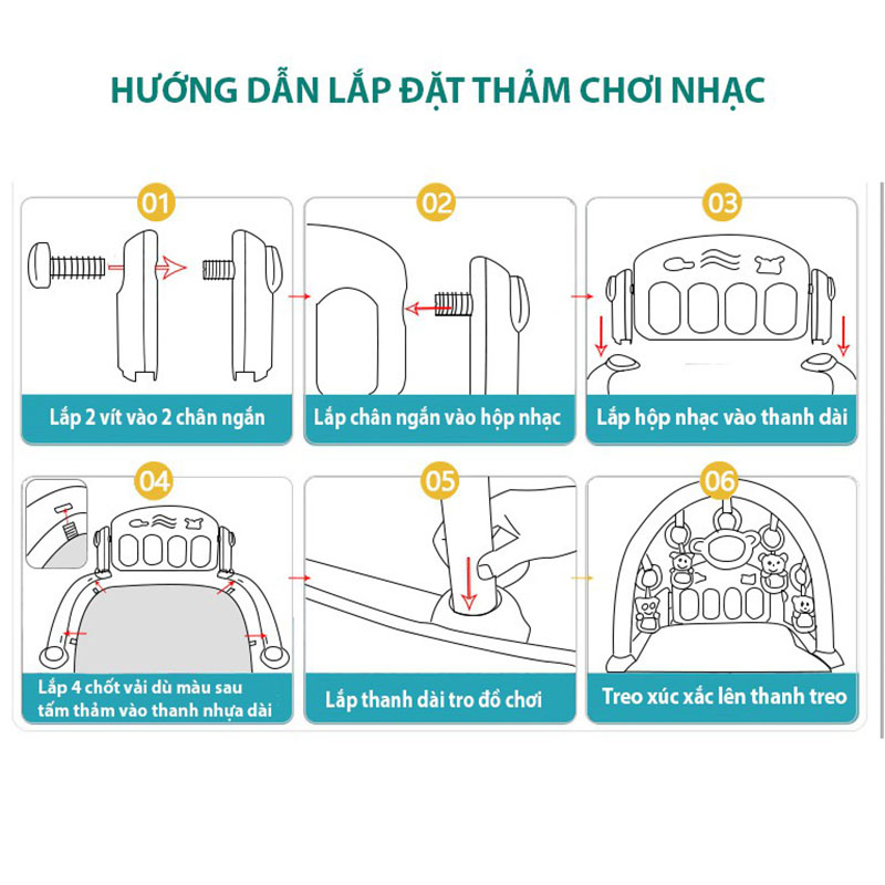 Thảm Nhạc Cho Bé Nằm Chơi, Đồ Chơi Trẻ Em