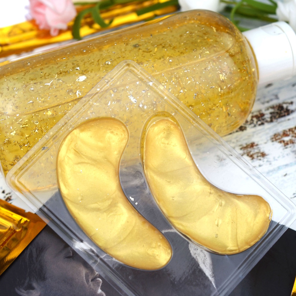 [HCM]Mặt nạ mắt Collagen  pha lê vàng cho mắt thâm