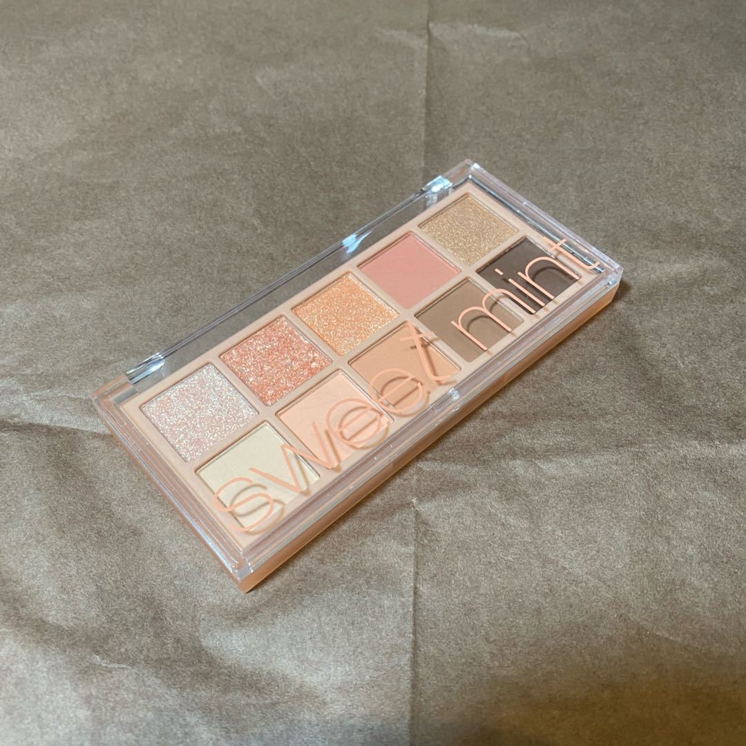 Bảng mắt nhũ lì 10 ô sweet mint, bảng phấn mắt nội địa trung đủ màu - bumstore