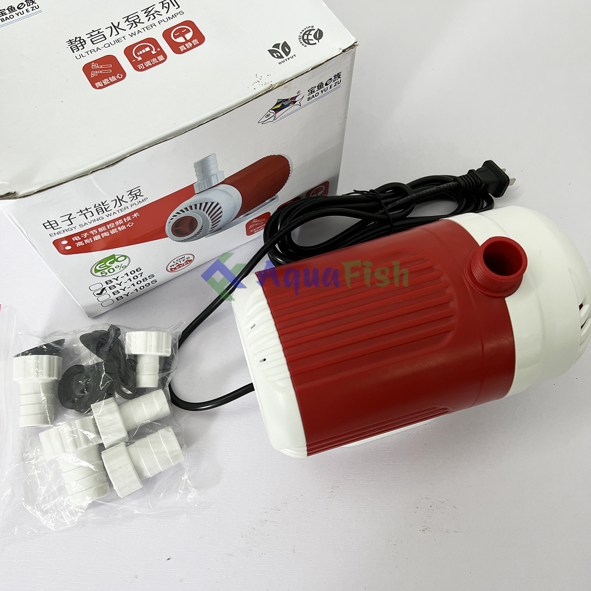 Máy Bơm Nước Bể Cá Baoyu BY 101 đến 109S (dùng cho các bể cá trong nhà)