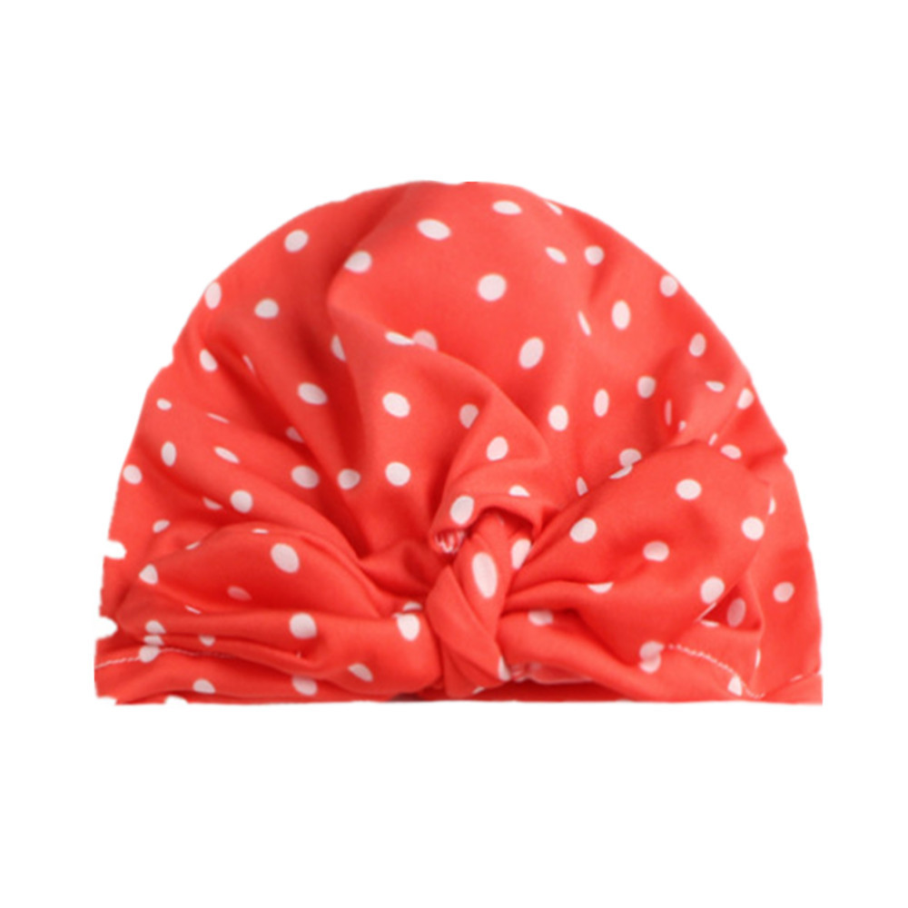 Mũ turban có nơ cho bé gái(0-10tháng)