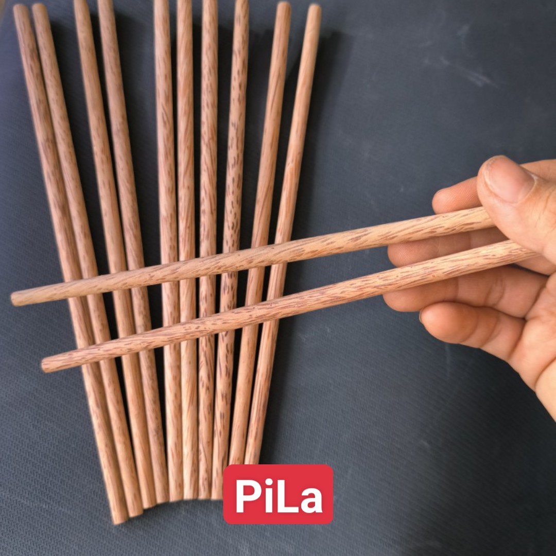 Combo 10 Đôi Đũa Dừa 100% Tự Nhiên Bền Đẹp