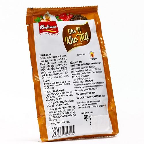 Gia vị kho thịt Cholimex gói 50g