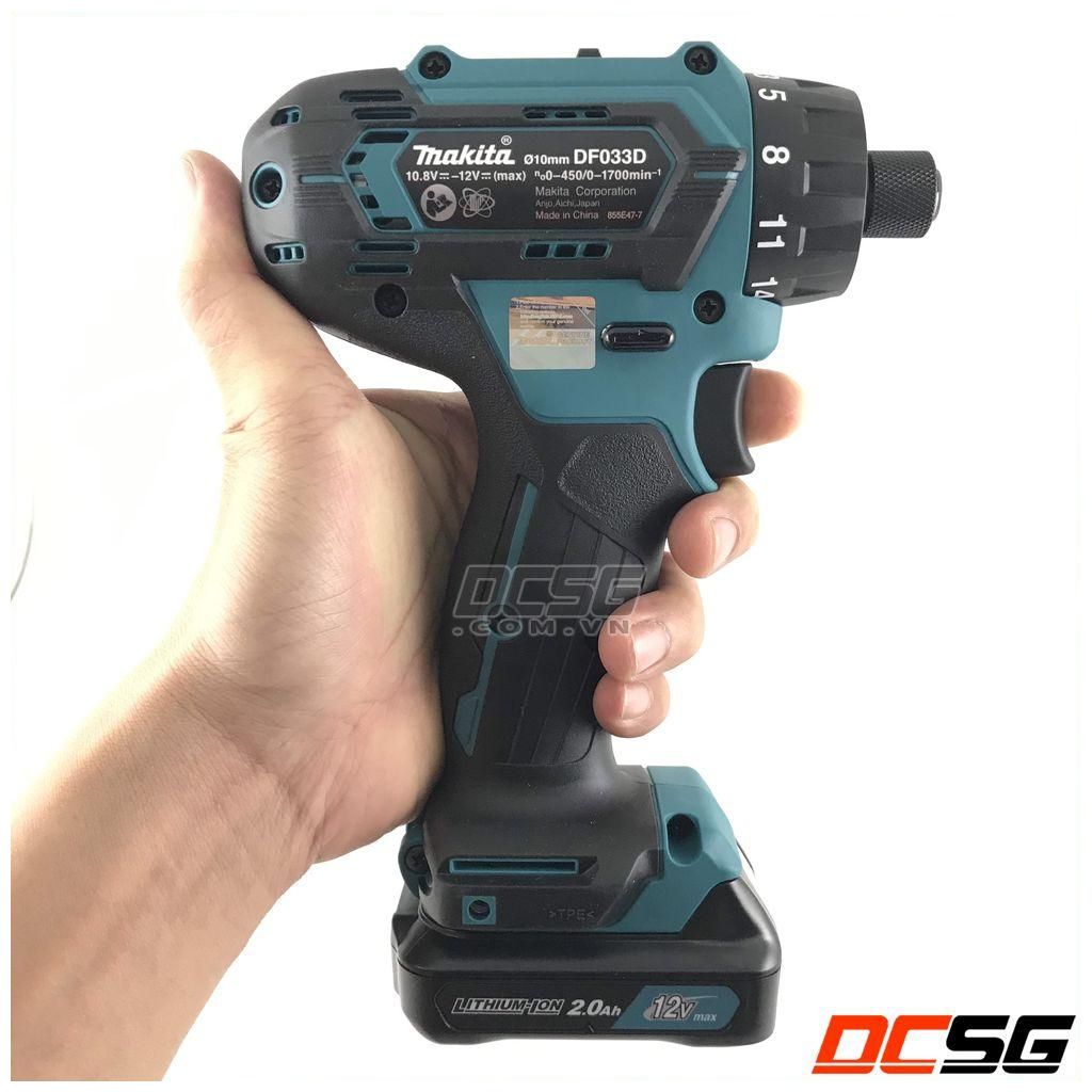 Máy bắn vít dùng pin MAKITA 12v DF033dz (Thân Máy Chưa Pin Sạc)