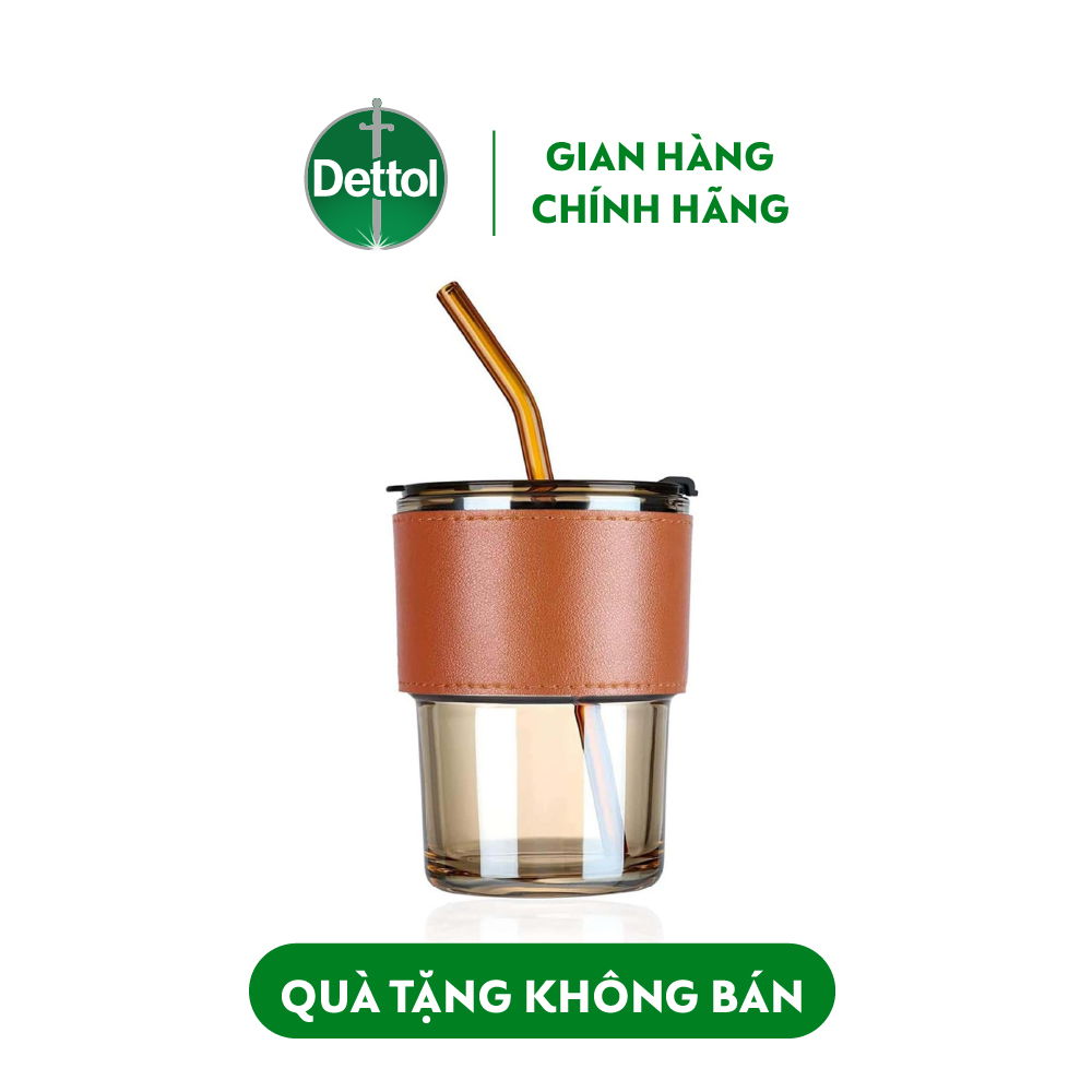 [Quà tặng không bán] Ly thủy tinh bọc da