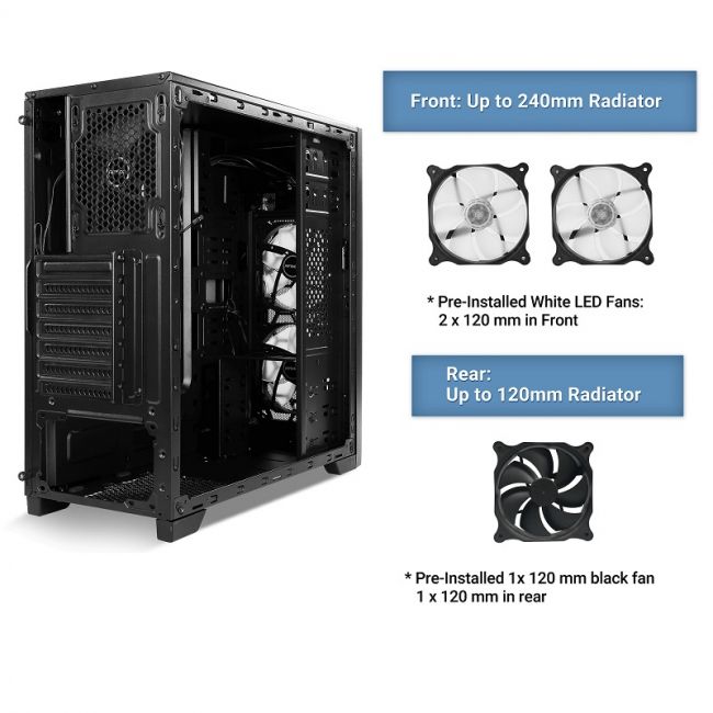 Vỏ máy tính ANTEC GX202 (chuyên Work-Station)