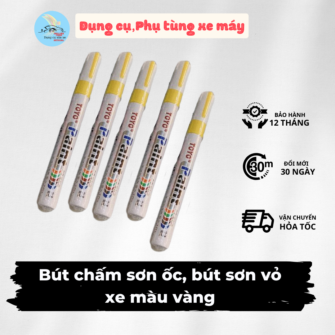 Bút chấm sơn ốc, bút sơn vỏ xe nhiều màu