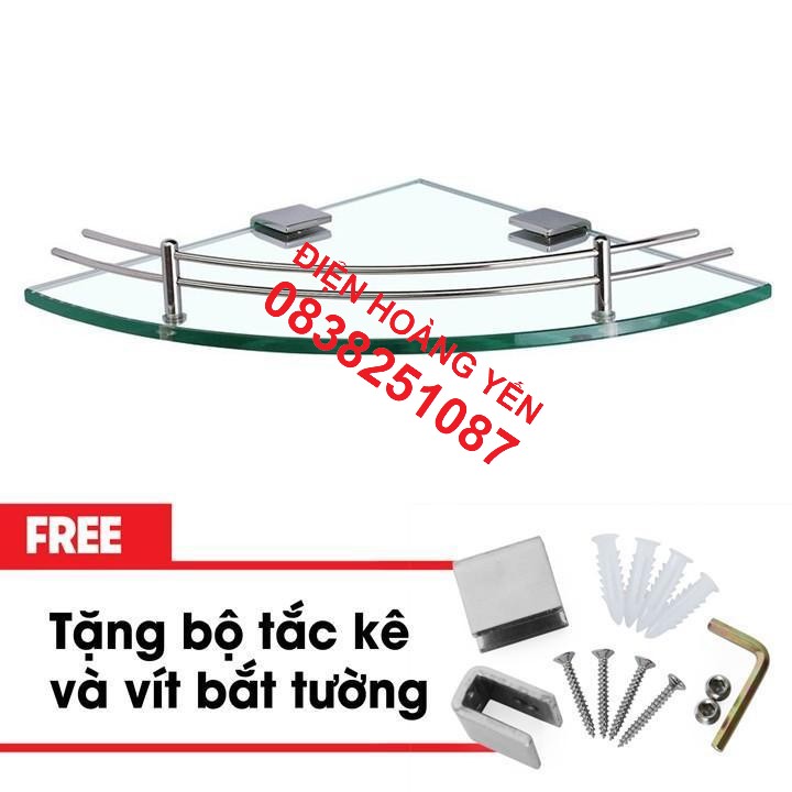 Kệ kiếng inox 304 - Kệ gương kệ nhà tắm để bàn chải đánh răng