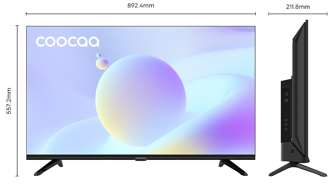 Google Tivi Coocaa HD 40 Inch 40Z72 Điều khiển giọng nói, Âm thanh Dolby , Góc nhìn rộng - Bảo hành 24 tháng - Giao miễn phí HCM