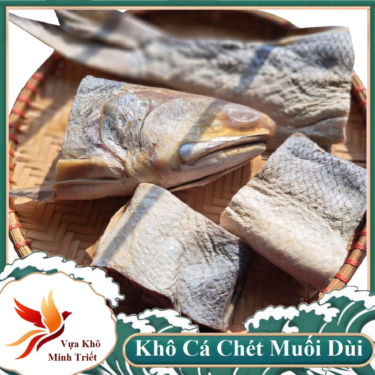 KHÔ CÁ MẶN khô cá chét mặn làm cơm chiên hoặc chưng thịt -Vựa Khô Minh Triết
