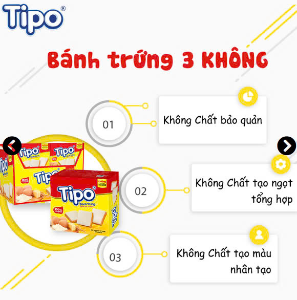 BÁNH TRỨNG TIPO 220G