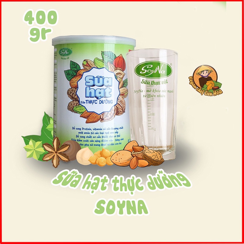 Sữa Hạt Thực Dưỡng SoyNa lon 400g - NMOFF