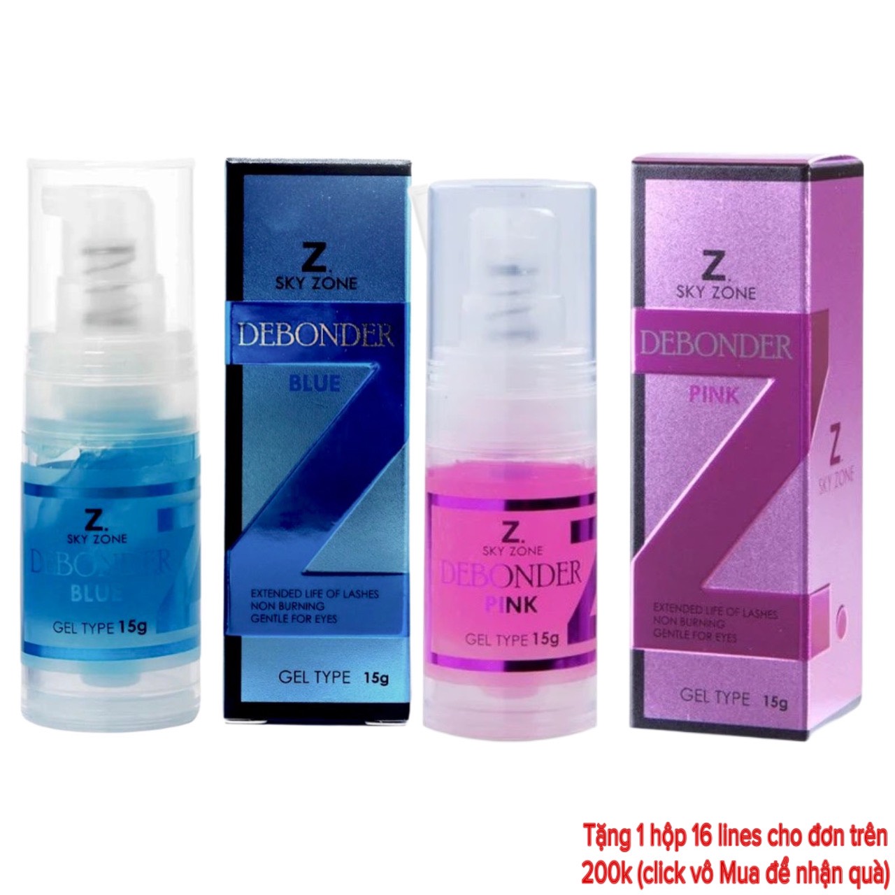 Gel tháo mi Sky Zone (Debonder), gỡ mi siêu nhanh, không cay (dụng cụ nối mi)