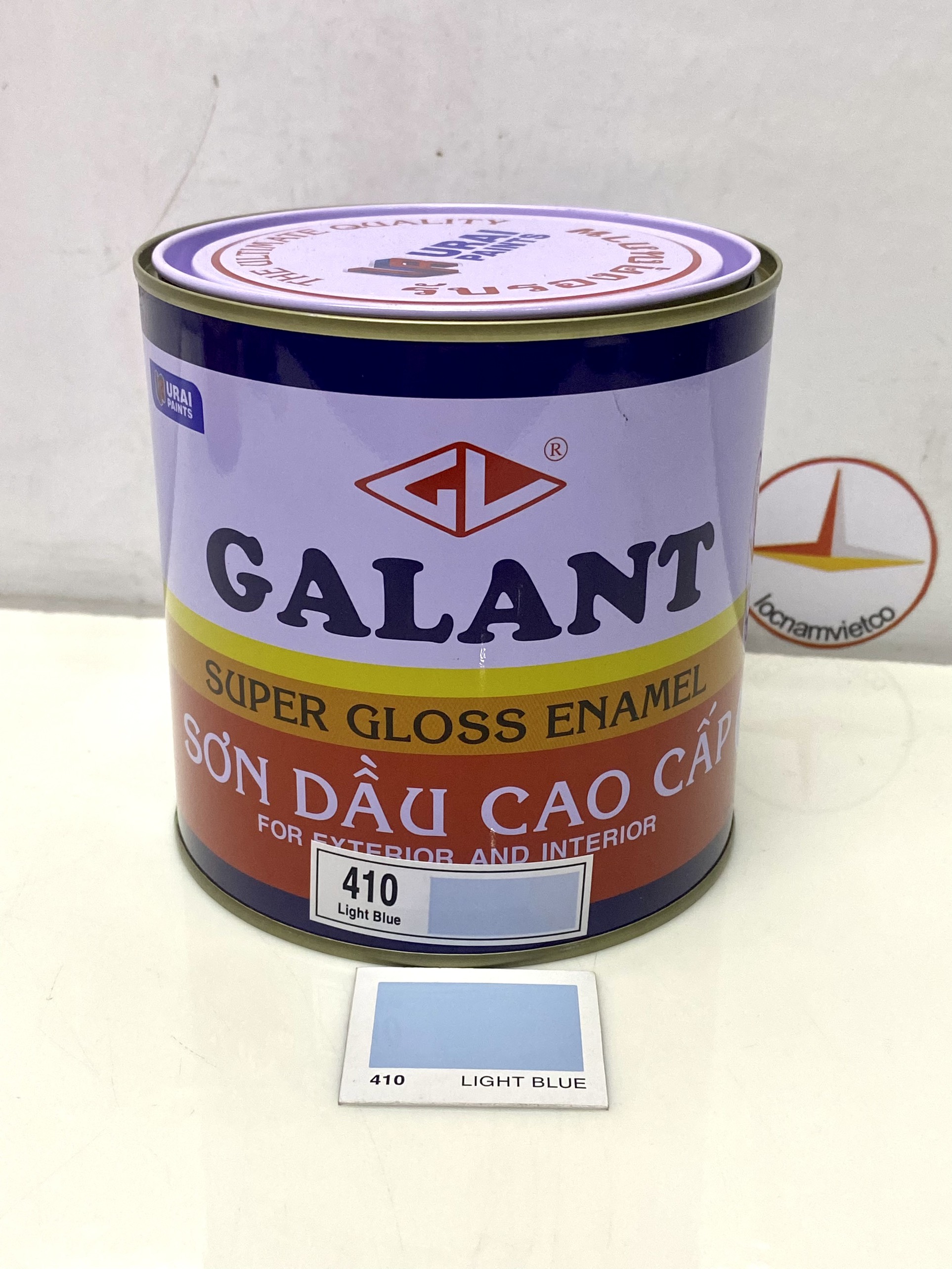 Sơn sắt thép, sơn dầu Galant màu Light Blue 410_ 0.8L