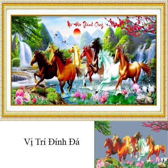 Tranh đính đá Mã đáo thành công LV031