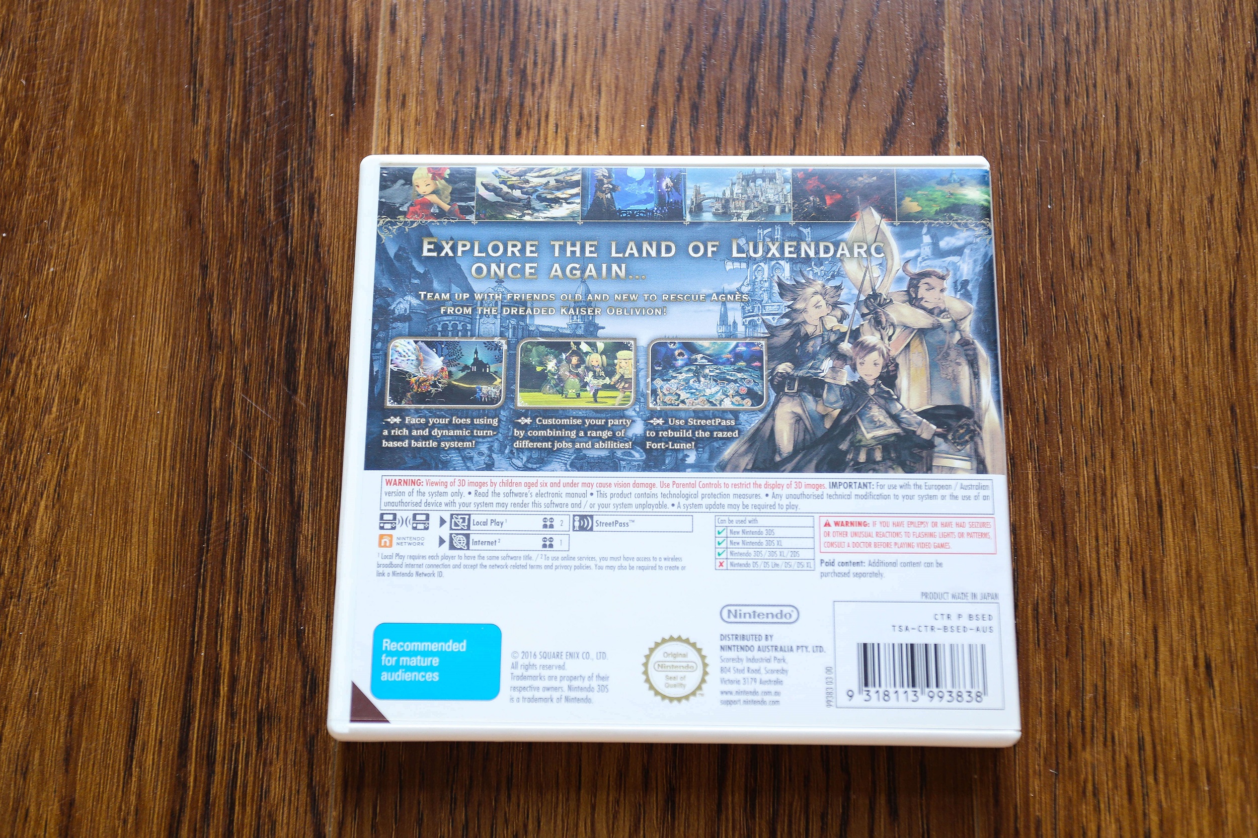 Game Bravely Second End Layer - Game JRPG 3DS