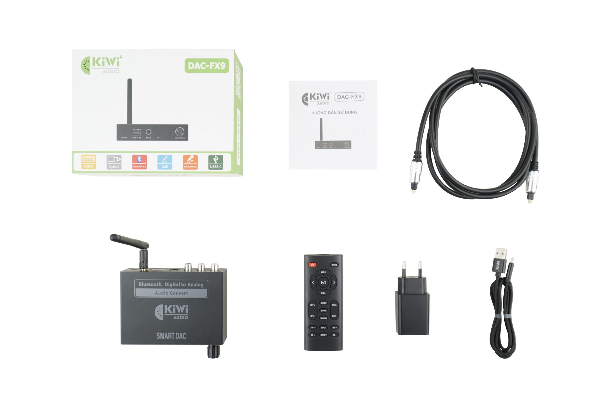 BỘ CHUYỂN ĐỔI ÂM THANH KIWI DAC-FX9