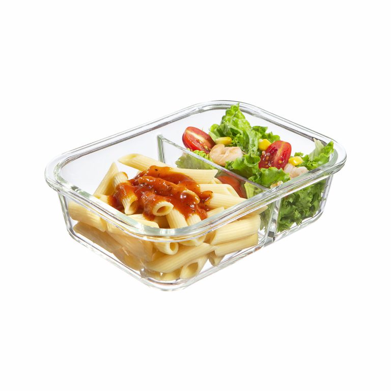 Hộp thủy tinh chữ nhật Nikko 1040 ml (2 ngăn và 3 ngăn)