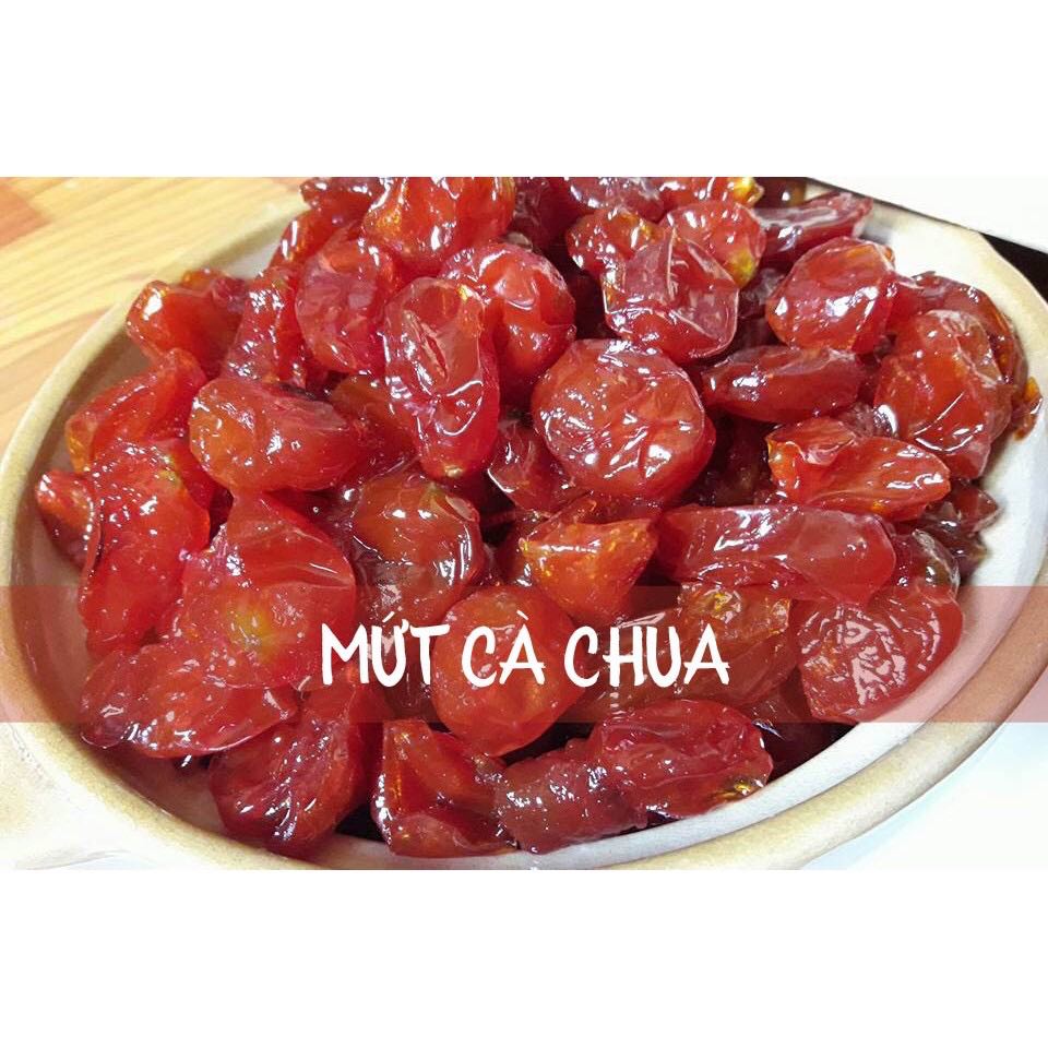 1 lạng mứt cà chua bi sấy dẻo khách ăn thử