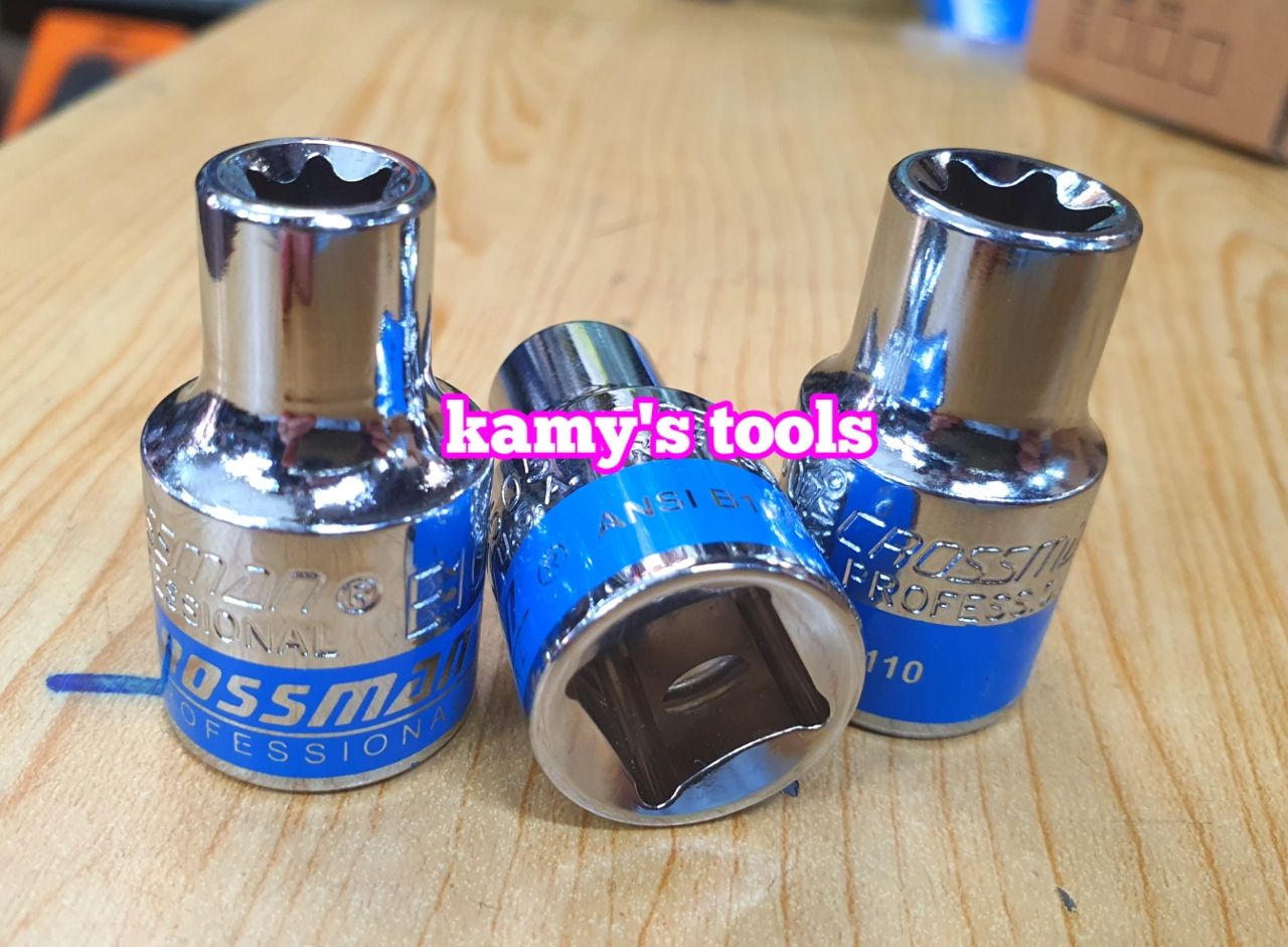 Đầu tuýp đầu khẩu E 1/2 inch Crossman E10 E11 E12 E14 E16 E18 E20 E22 E24