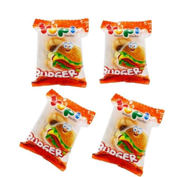 6 dây kẹo dẻo burger yupi (60 viên)